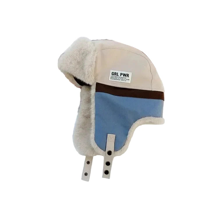 Girl Power Winter Plush Bomber Hat