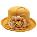 Gladstone Derby Floral Wool Fascinator