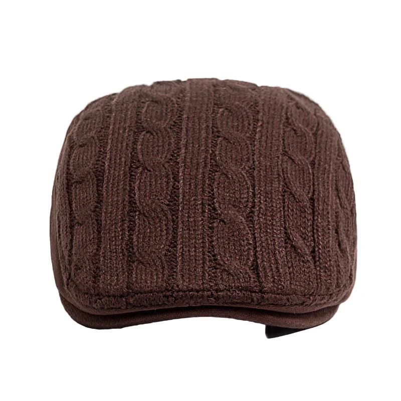 Glamorgan Winter Knitted Flat Cap