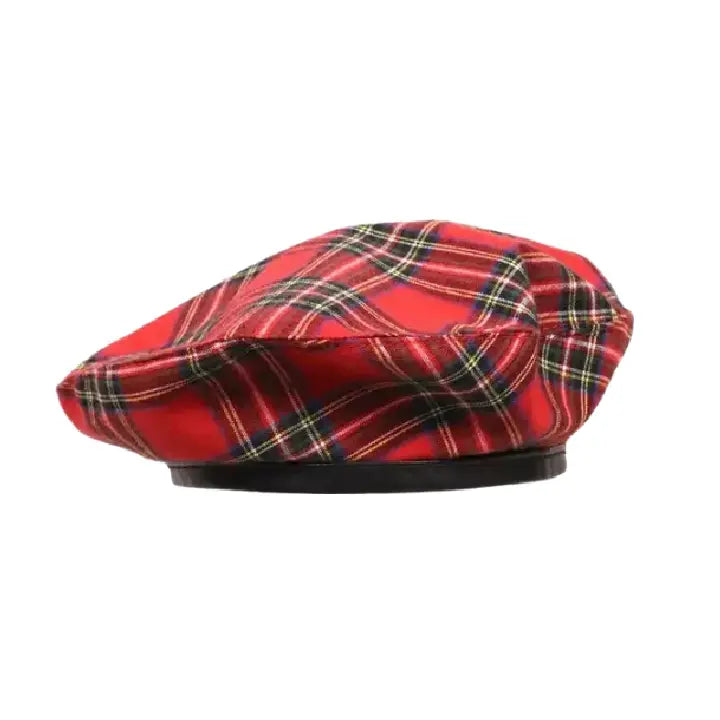 Glasgow Vintage Scottish Tartan Beret
