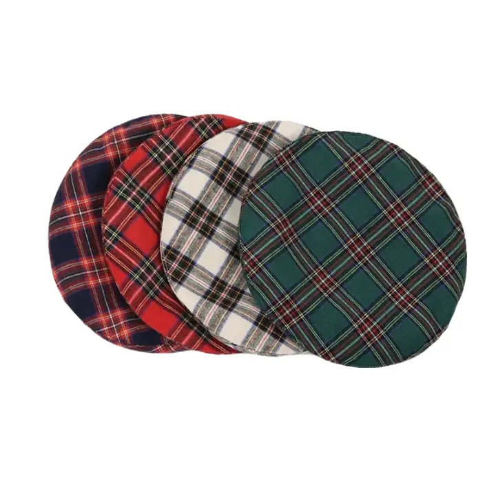 Glasgow Vintage Scottish Tartan Beret