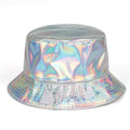 Glitter Leather Bucket Hat