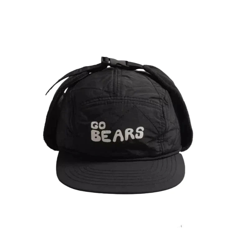 Go Bears Kids Fishing Earflaps Baseball Cap