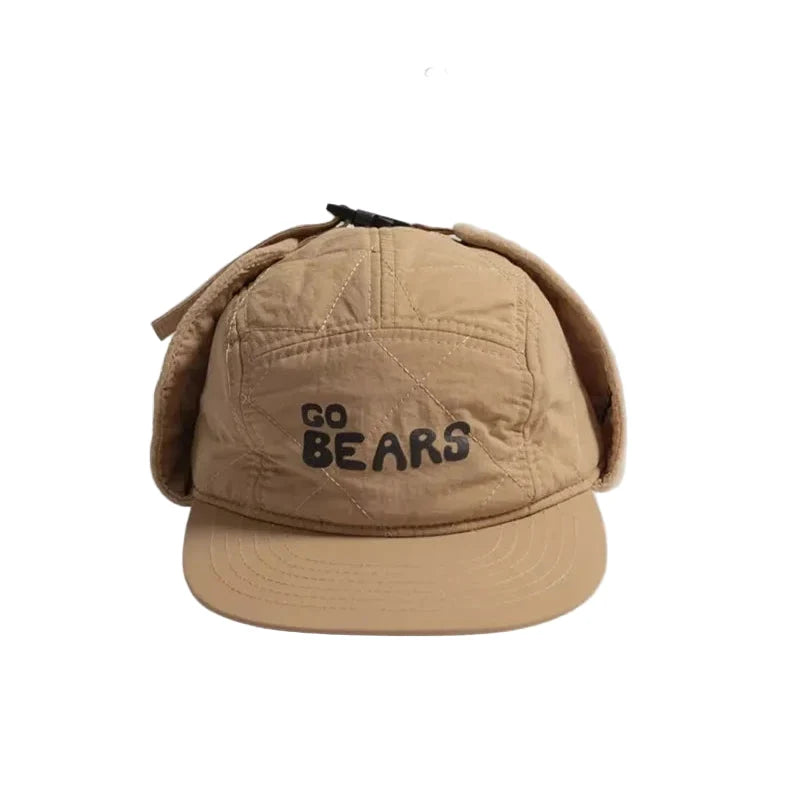 Go Bears Kids Fishing Earflaps Baseball Cap