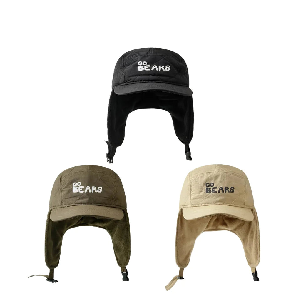 Go Bears Kids Fishing Earflaps Baseball Cap