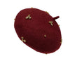 Golden Bees Women Wool Beret