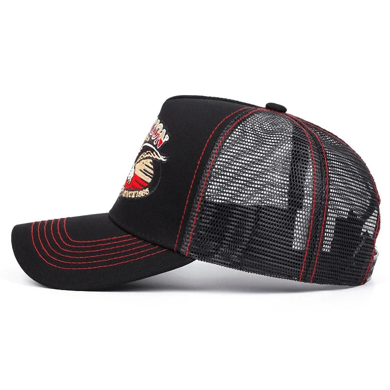Golden Eagle Station Trucker Cap