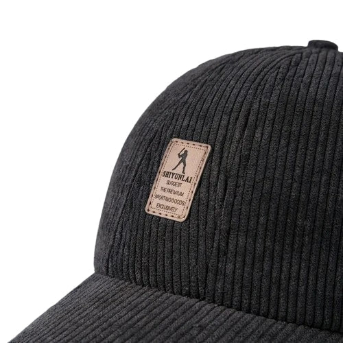 Golf Winter Earflaps Corduroy Baseball Cap