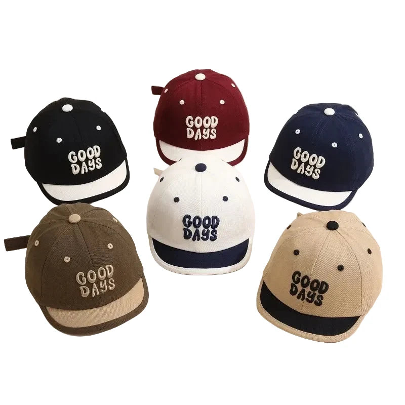 Good Days Kids Short Brim 6-Panels Baseball Cap