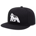 Gorilla Black Snapback Cap