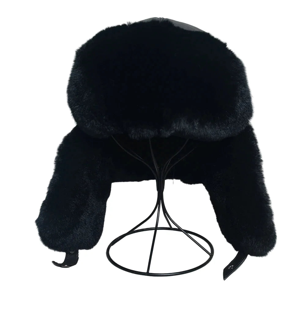 Gorki Genuine Leather Trapper Bomber Hat