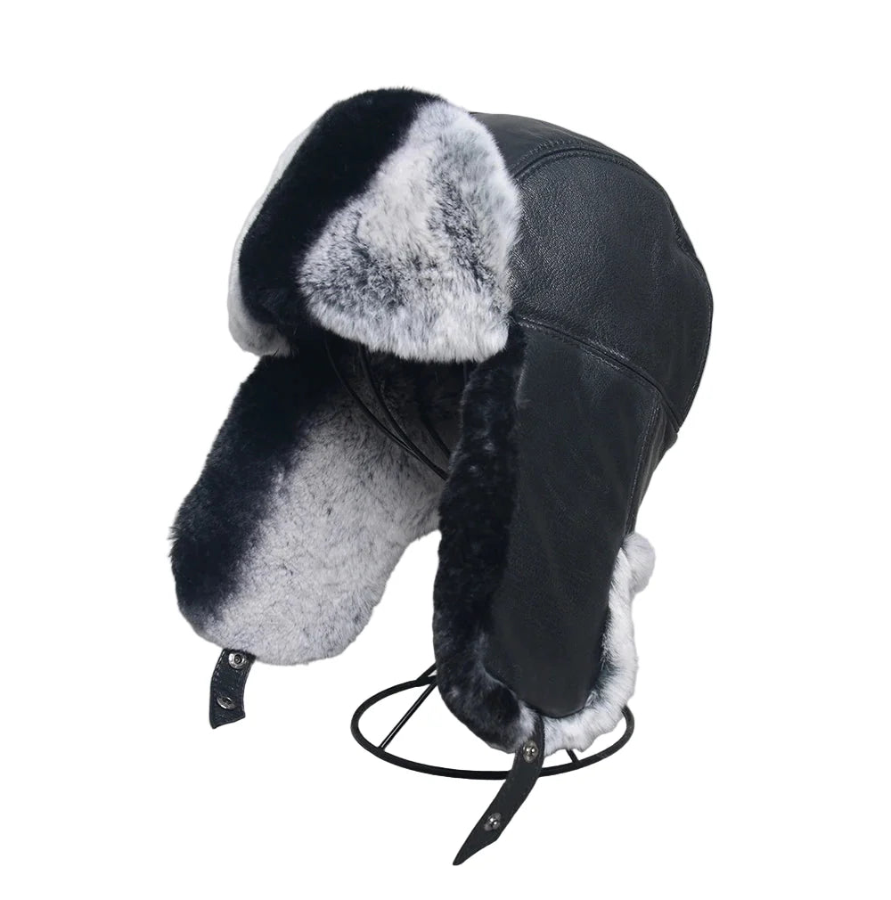 Gorki Genuine Leather Trapper Bomber Hat