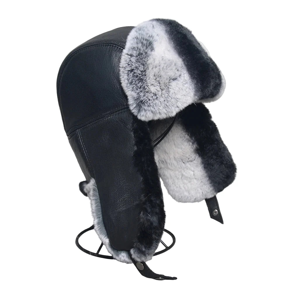 Gorki Genuine Leather Trapper Bomber Hat