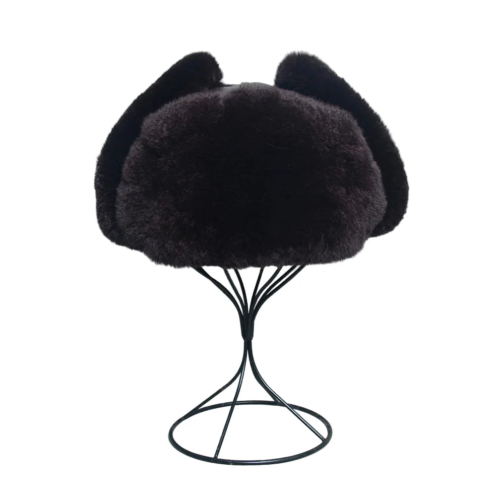 Gorki Genuine Leather Trapper Bomber Hat