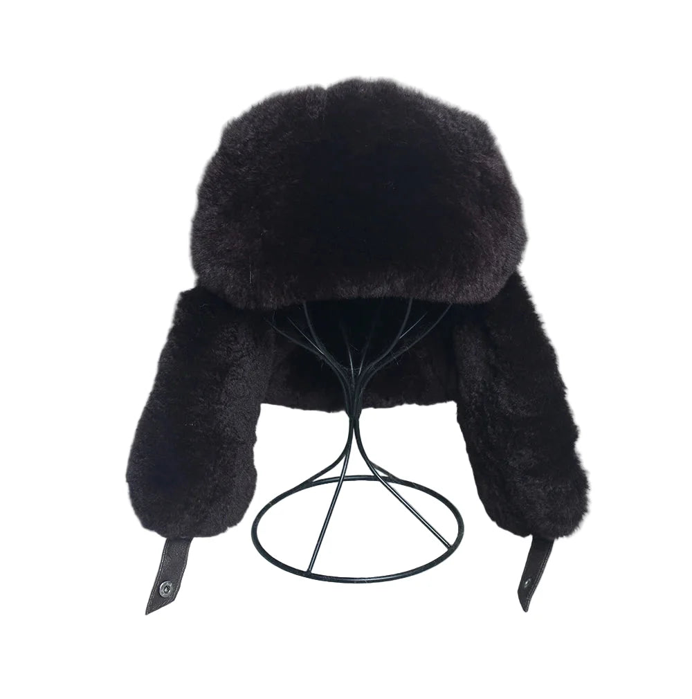 Gorki Genuine Leather Trapper Bomber Hat