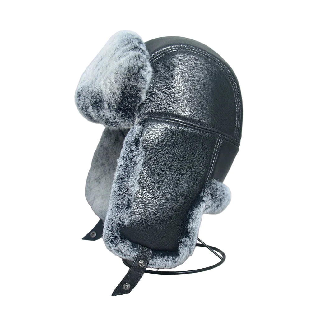 Gorki Genuine Leather Trapper Bomber Hat