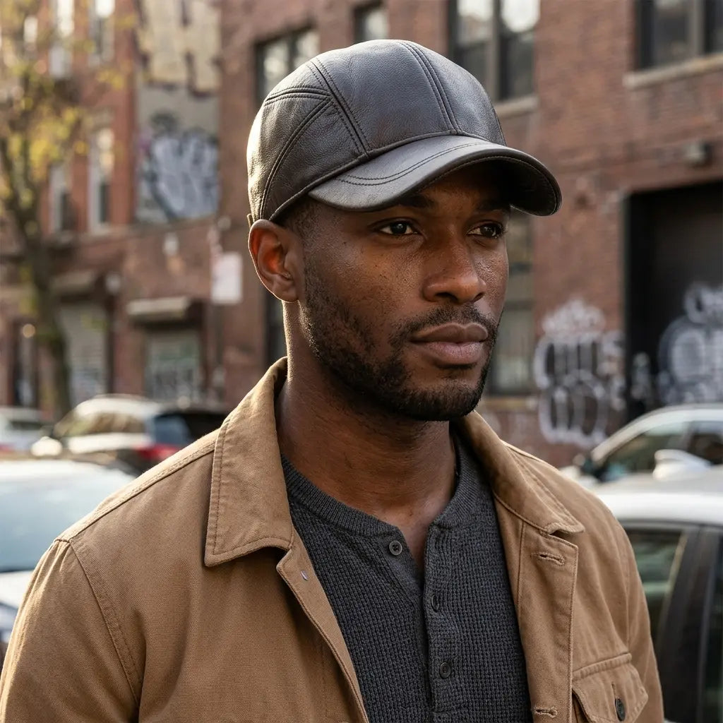Greeley Genuine Leather Baseball Cap
