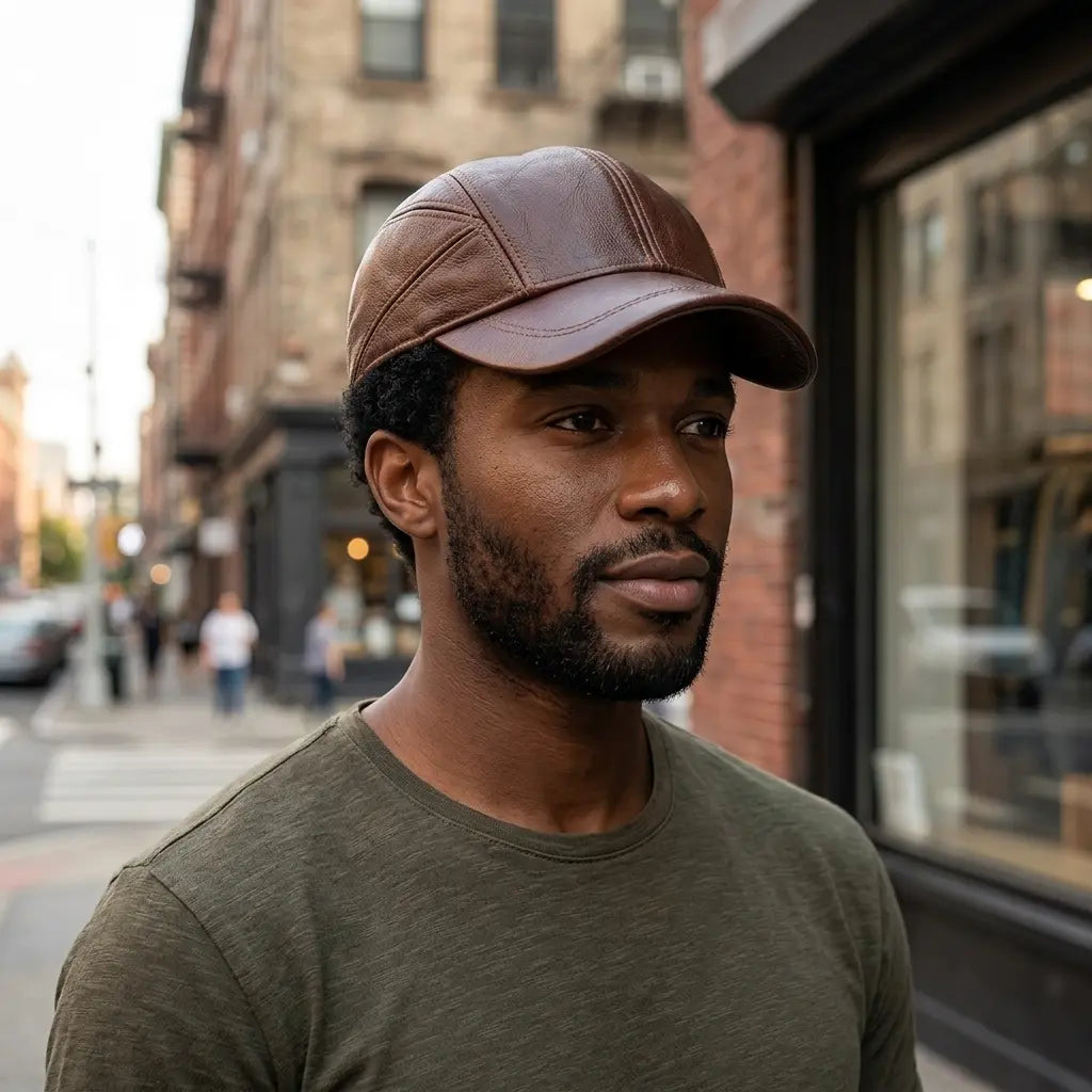 Greeley Genuine Leather Baseball Cap