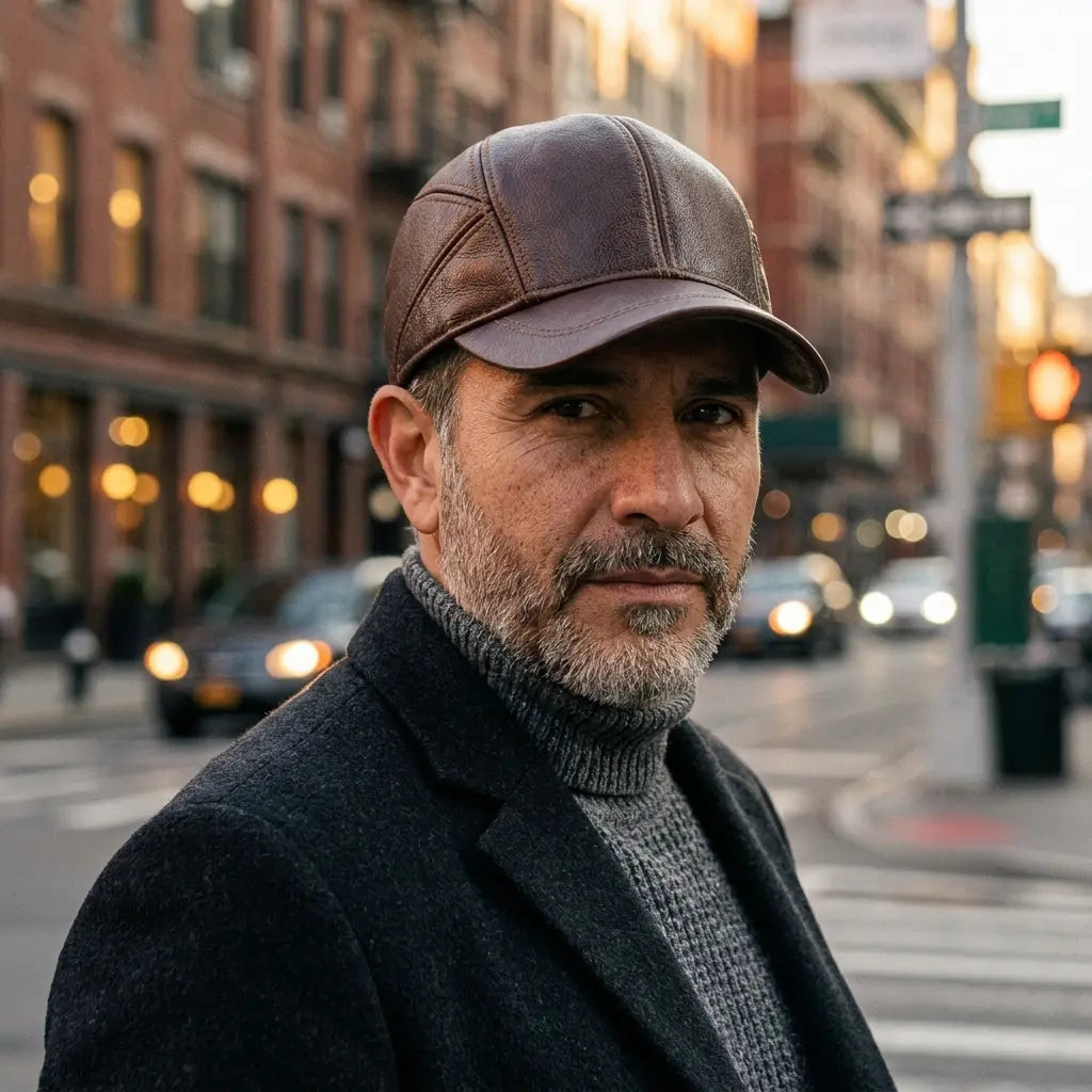 Greeley Genuine Leather Baseball Cap
