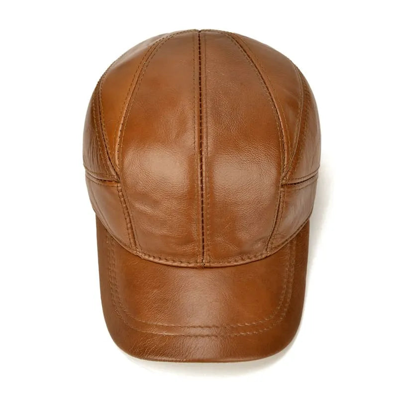 Greeley Genuine Leather Baseball Cap