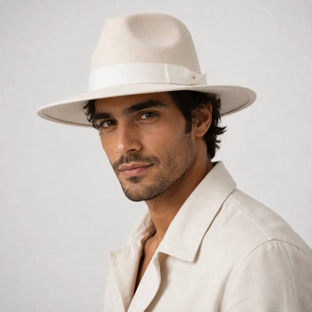 Greenberg Wide-Brim Wool Fedora Hat