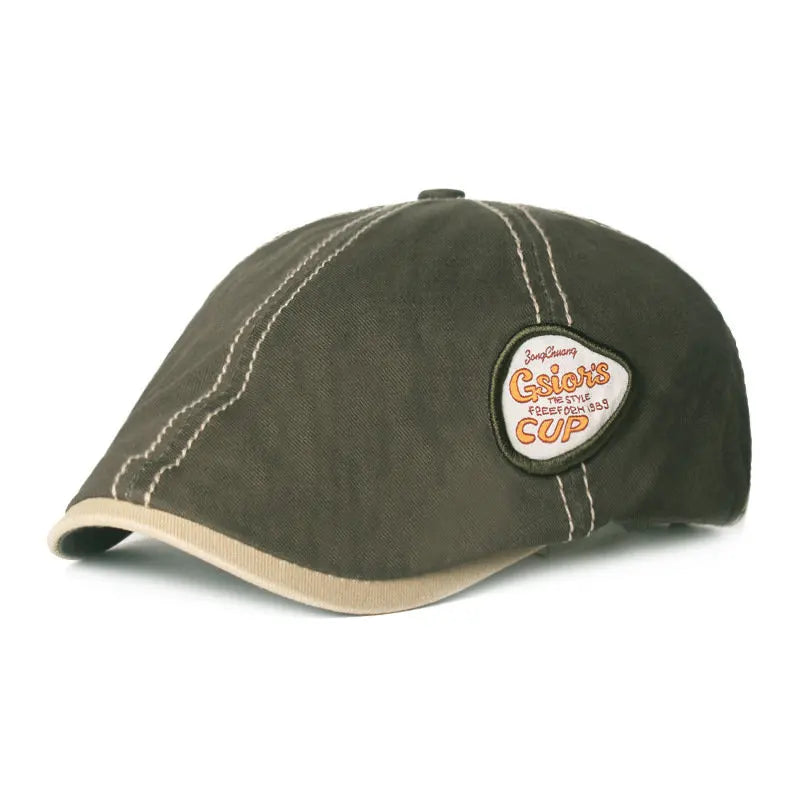 Gsior's Cup Cotton Flat Cap