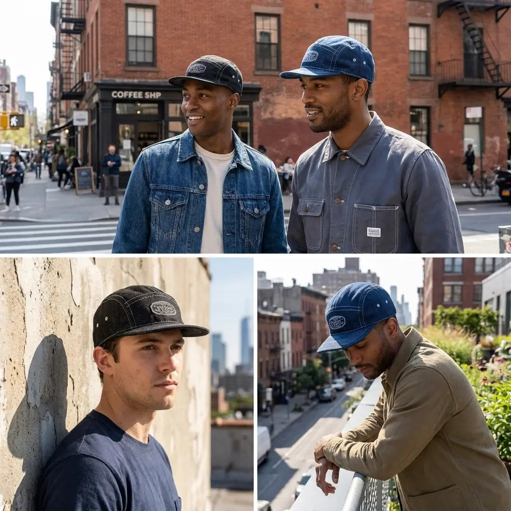 H.W DOG Denim 5-Panels Cap