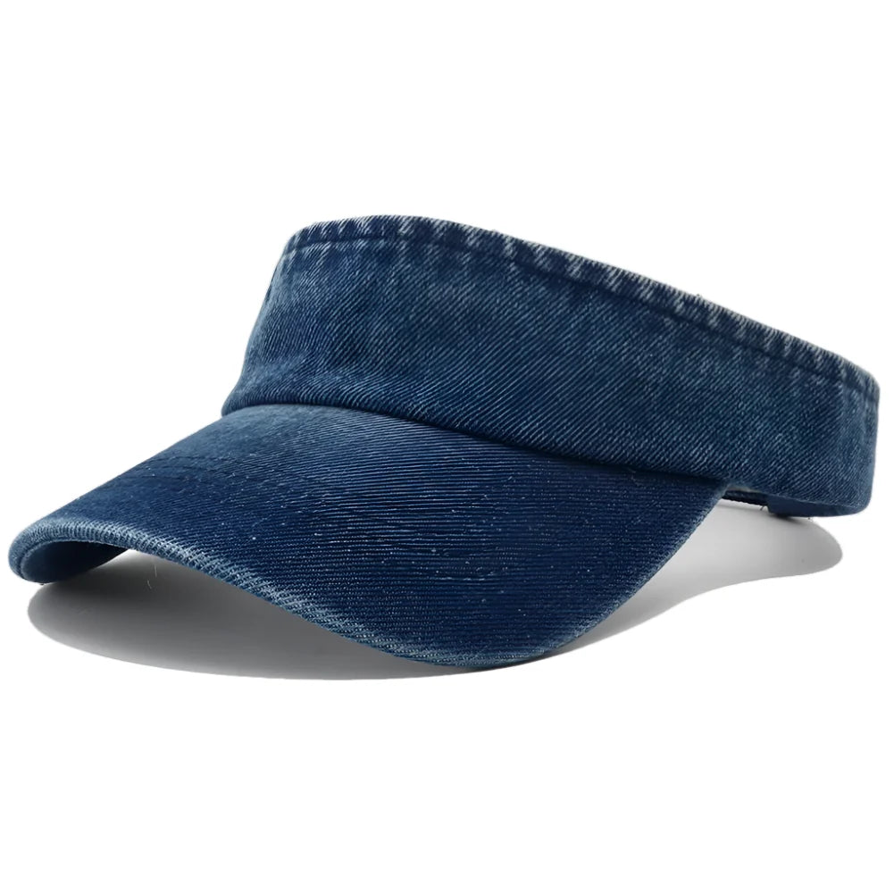 Hagen Cotton Denim Visor
