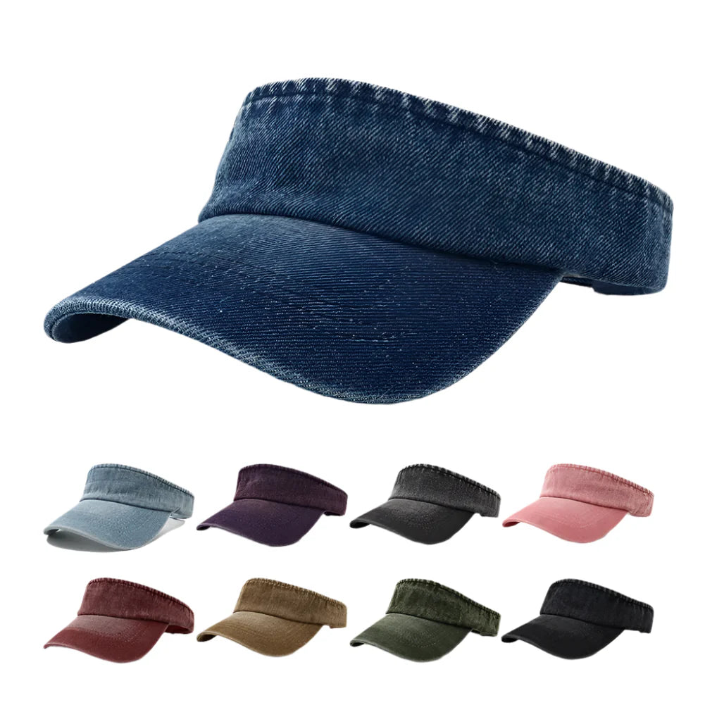 Hagen Cotton Denim Visor