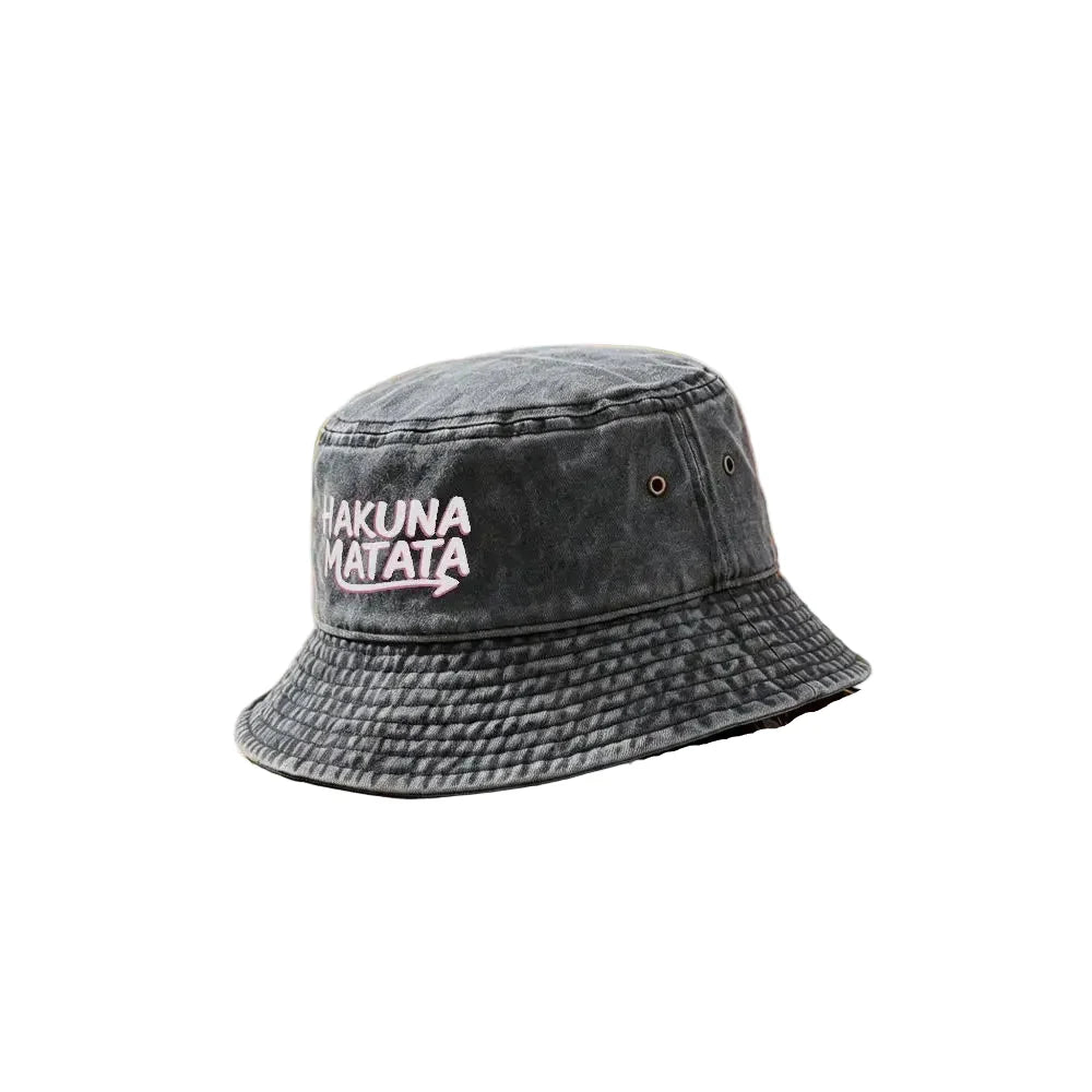 Hakuna Matata Washed Cotton Bucket Hat