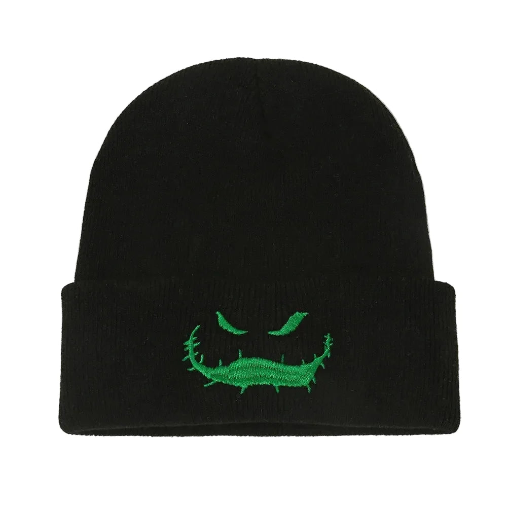Halloween Creepy Winter Knitted Beanie