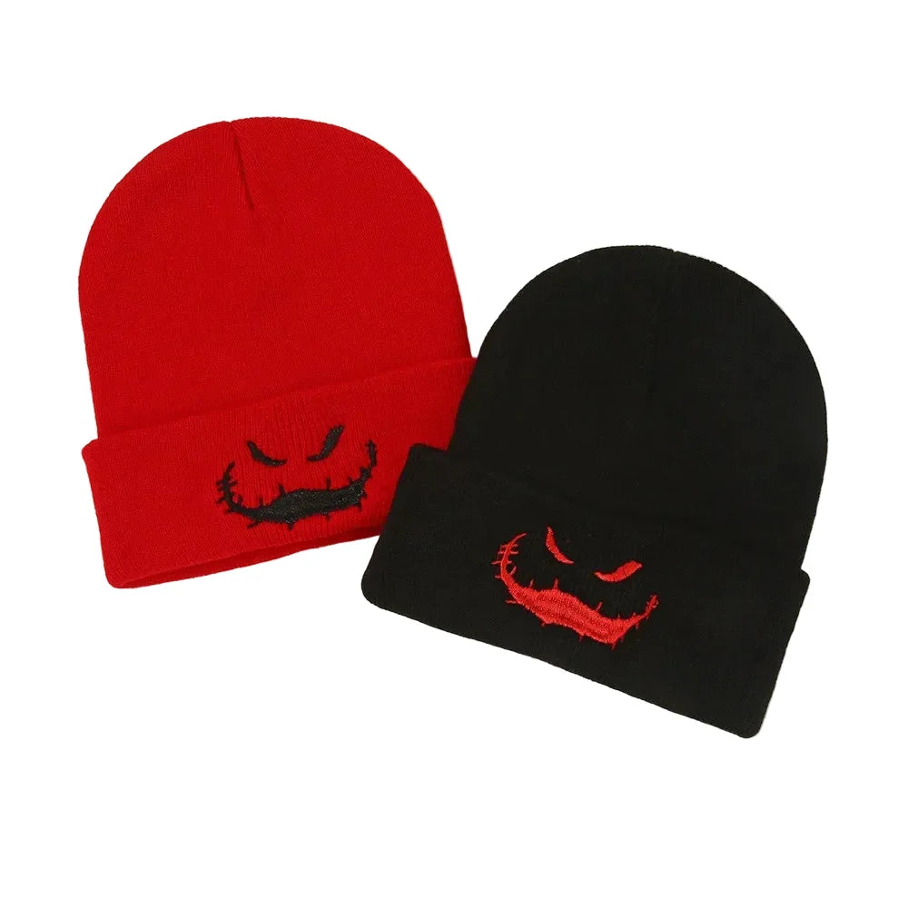 Halloween Creepy Winter Knitted Beanie