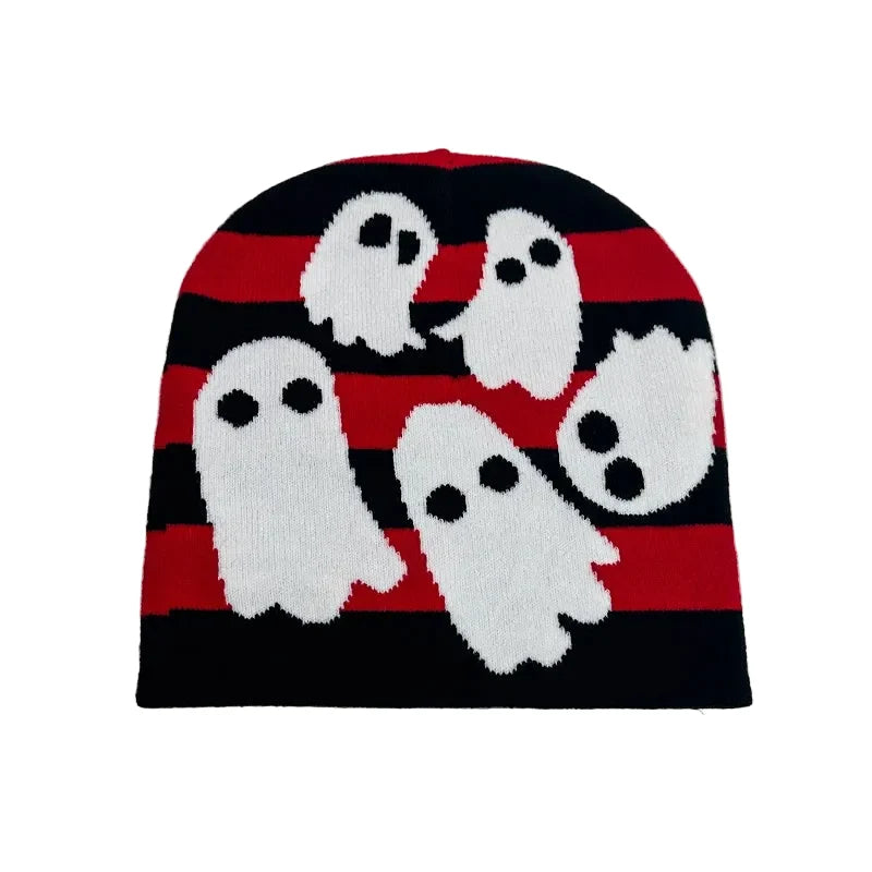 Halloween Ghosts Knitted Beanie