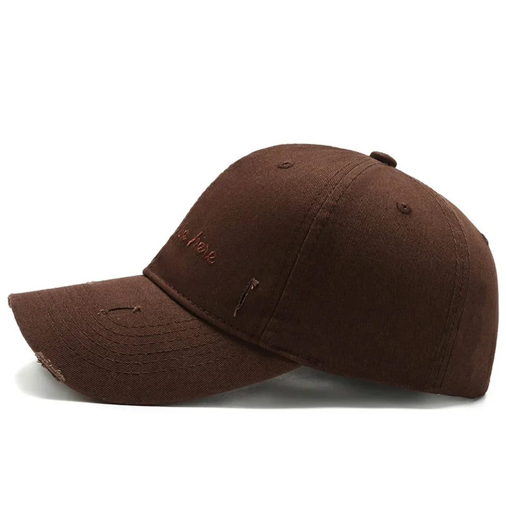 Happy To Be Here Cotton Baseball Cap