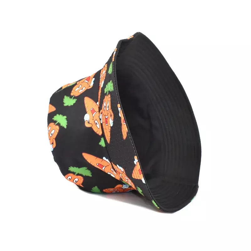 Happy Carrots Reversible Bucket Hat