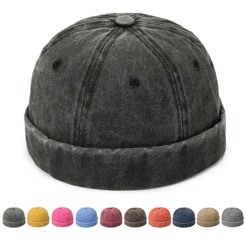 Harlem Washed Cotton Docker Cap