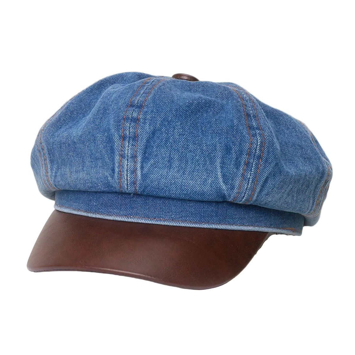 Harlington Vintage Denim Newsboy Cap