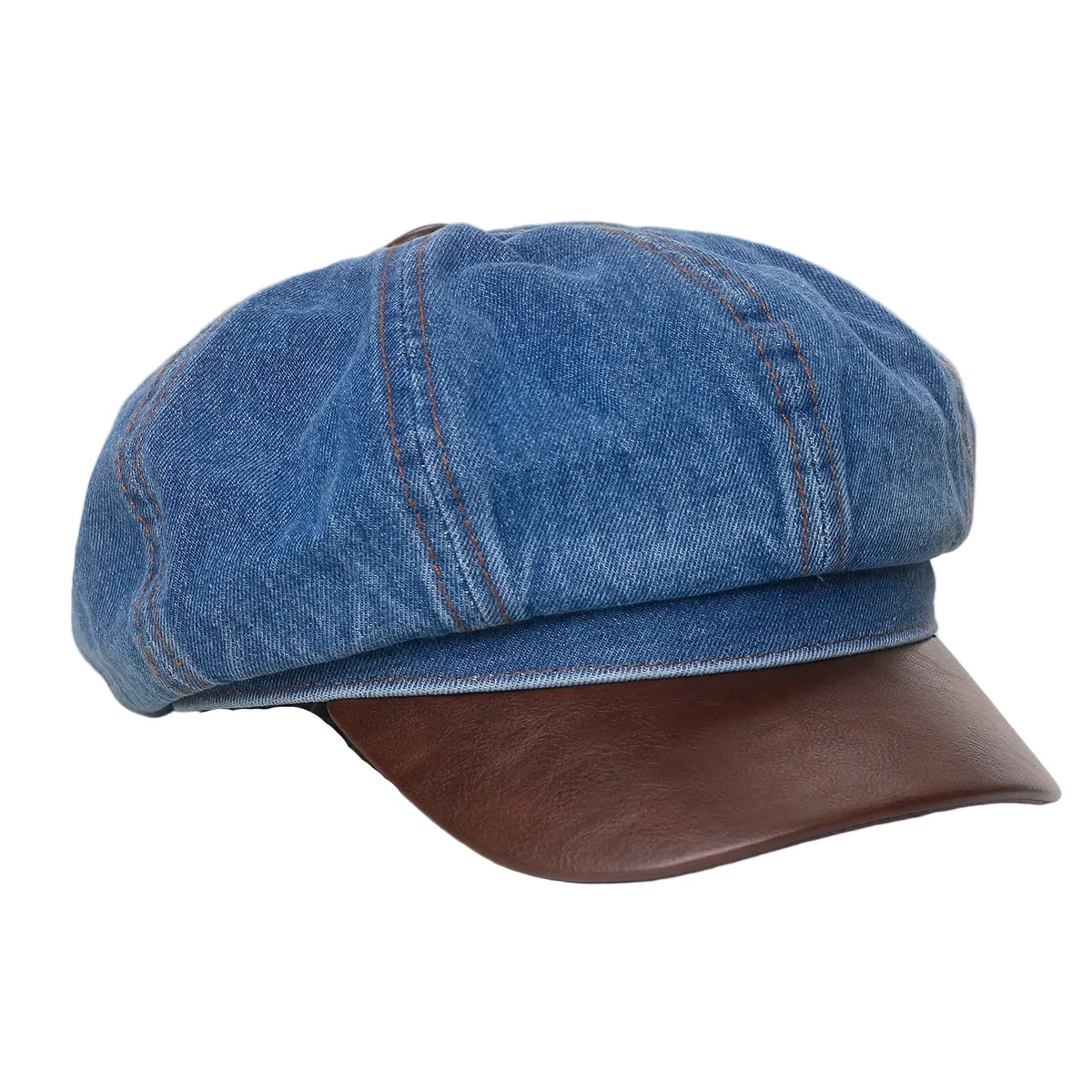 Harlington Vintage Denim Newsboy Cap