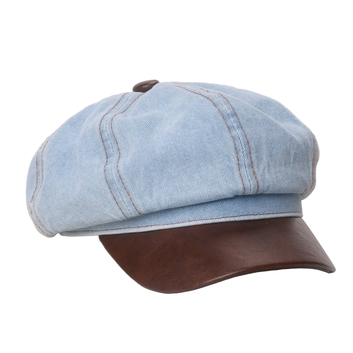 Harlington Vintage Denim Newsboy Cap