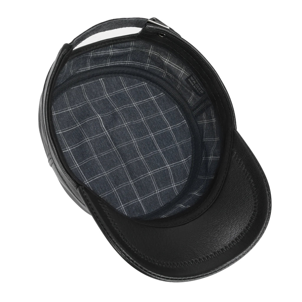 Harold Genuine Leather Army Cap