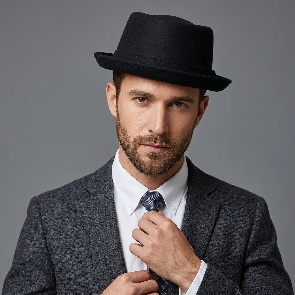 Harris Plain Wool Porkpie Hat