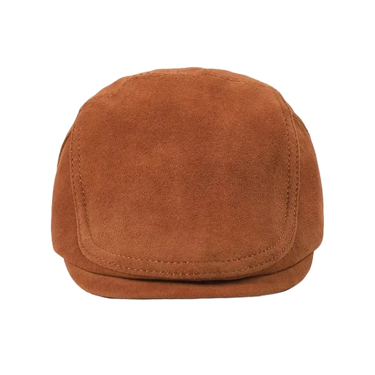 Hartford Genuine Leather Duckbill Flat Cap