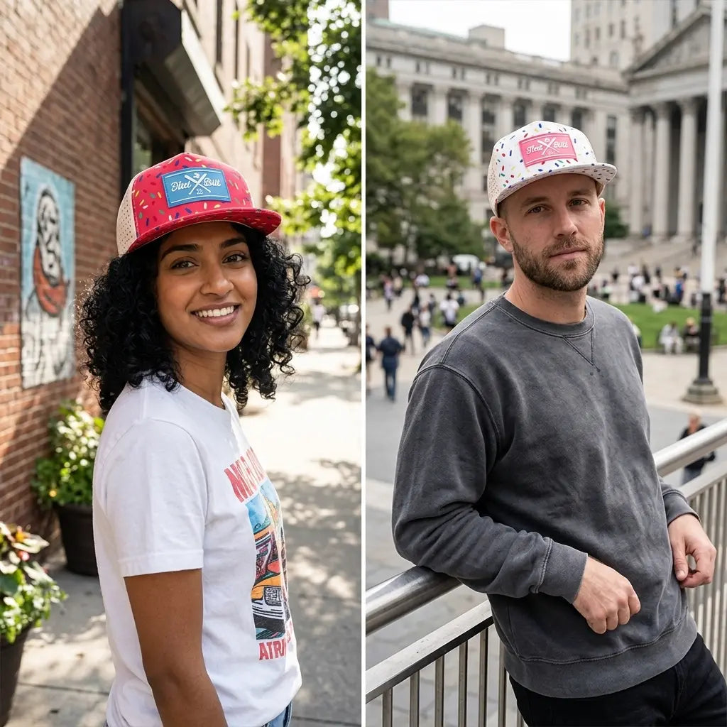 Hat Bill Birthday Cake Trucker Snapback Cap