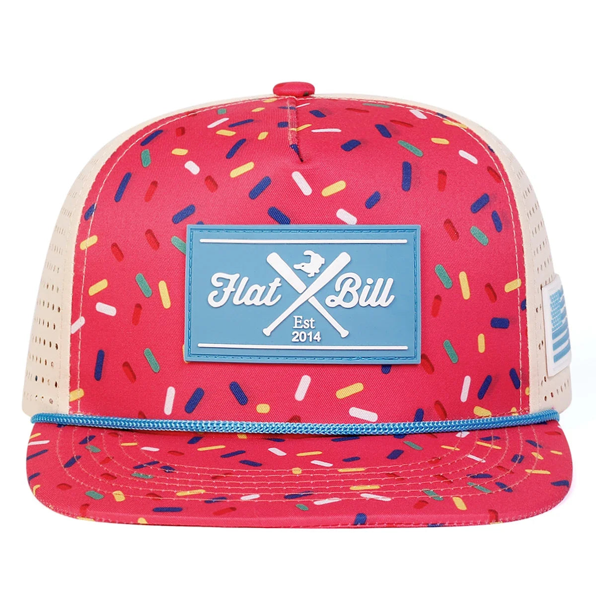 Hat Bill Birthday Cake Trucker Snapback Cap