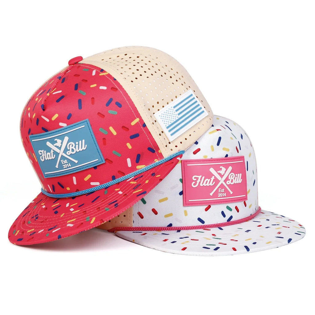 Hat Bill Birthday Cake Trucker Snapback Cap