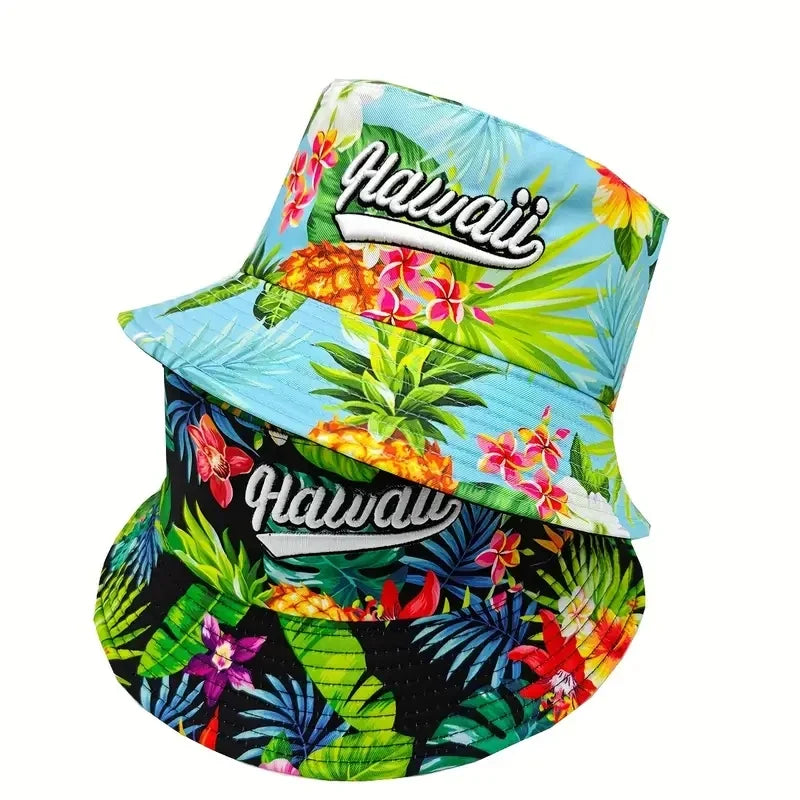 Hawaii Summer Reversible Bucket Hat