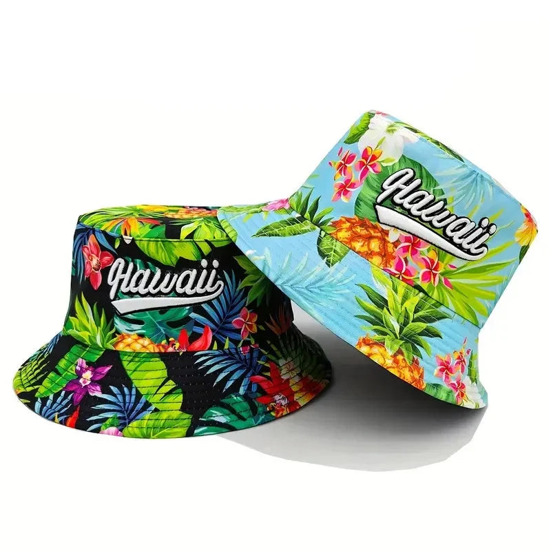 Hawaii Summer Reversible Bucket Hat