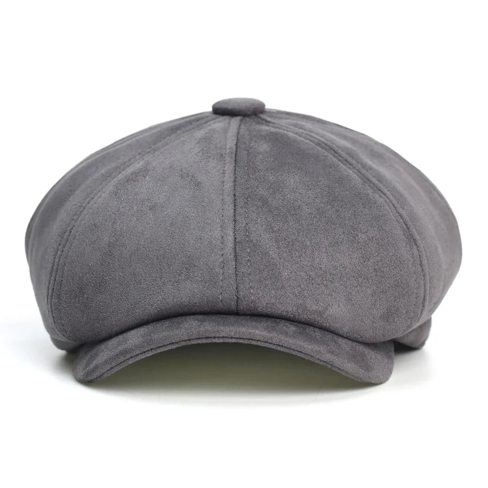 Hayton Suede Newsboy Cap
