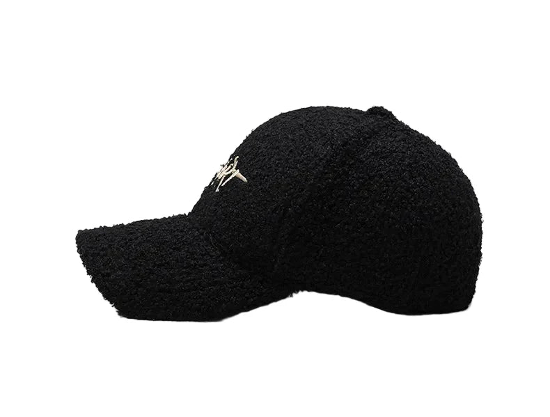 Heart Winter Cotton Fur Baseball Cap
