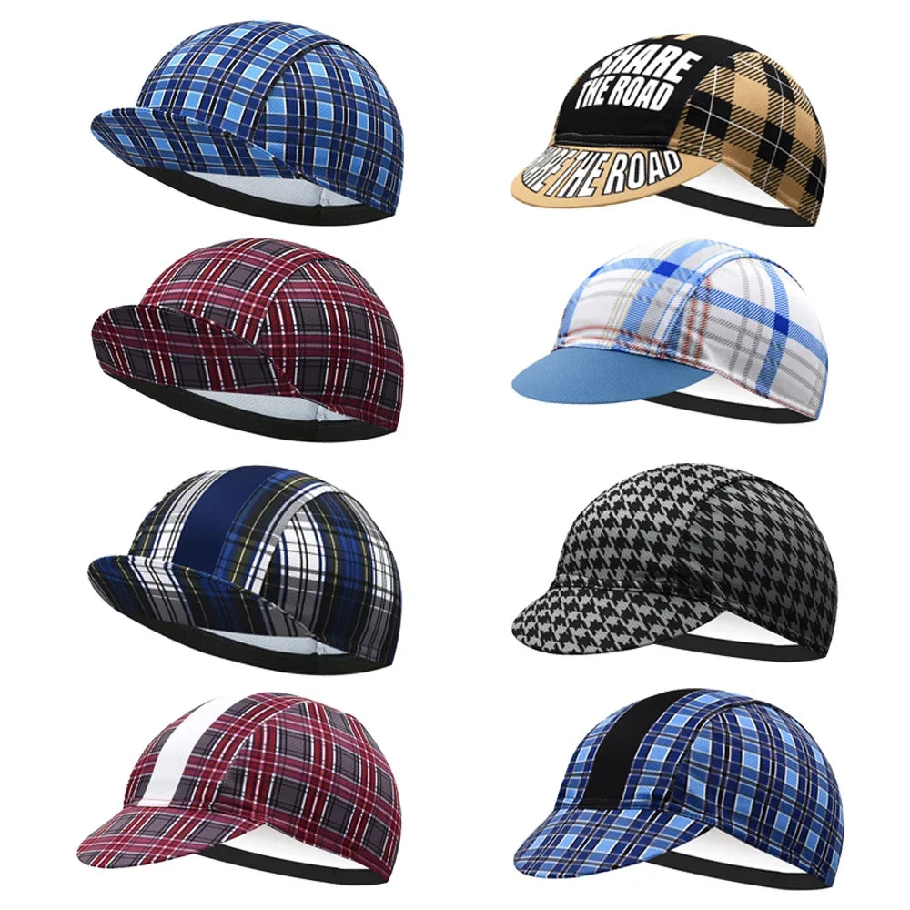 Hinault Tartan Cycling Cap